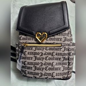 Juicy Couture Backpack. Black Monogram